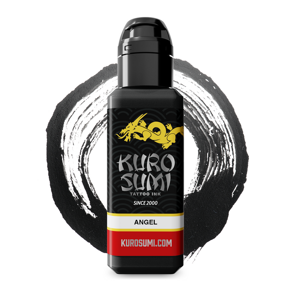 黒墨 kurosumi 12oz full シェーディング用 新品 刺青 Zhang Po Angel Greywash (Light) | Kuro Sumi Tattoo Ink