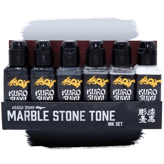 Marble Stone Tone Tattoo Ink Set